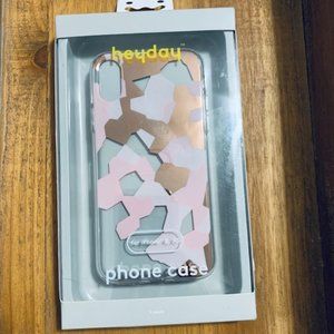 iPhone X XS Rose Gold Pink Geometric Case